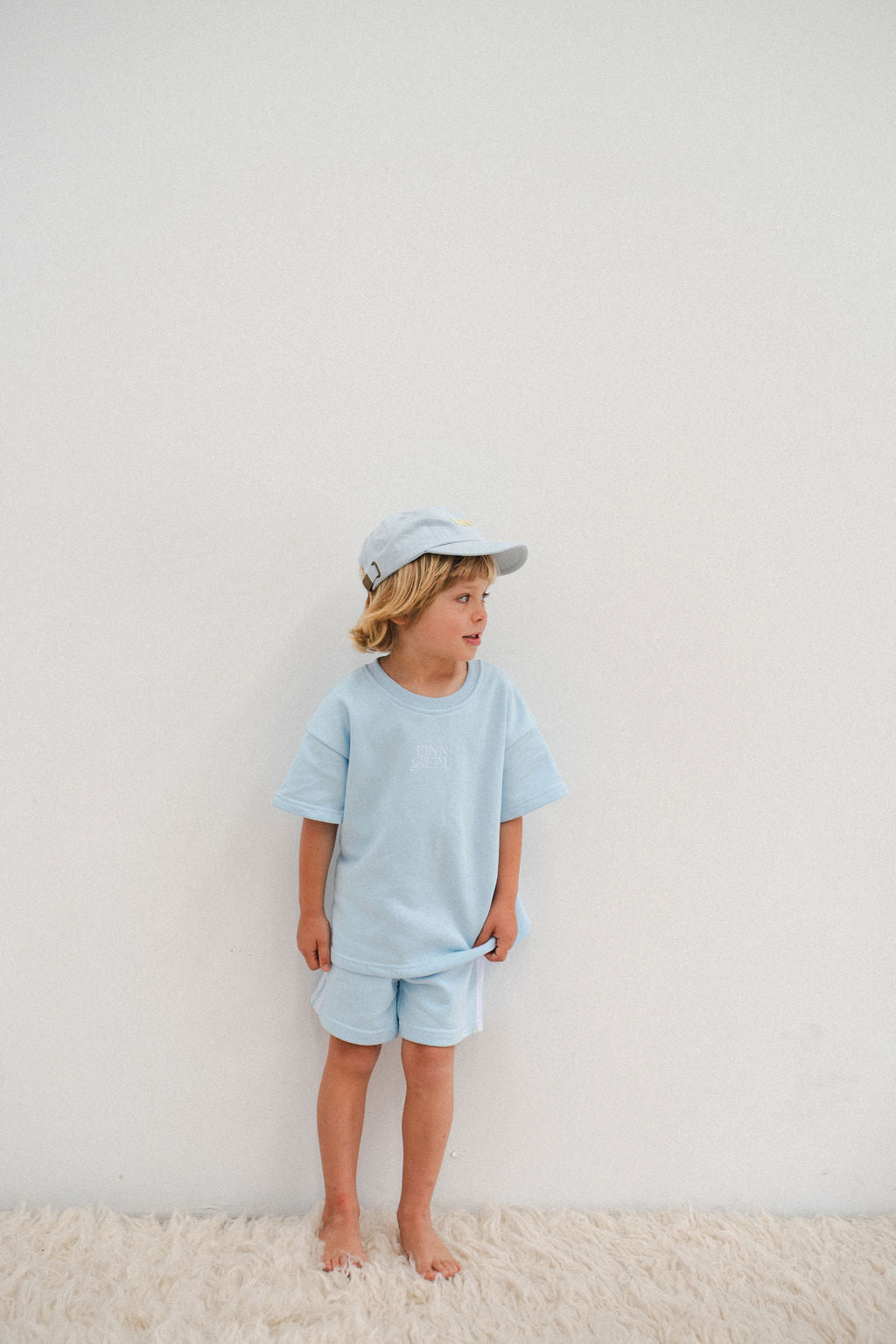 Sky racer T-shirt and Shorts - Blue
